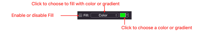 Fill attributes