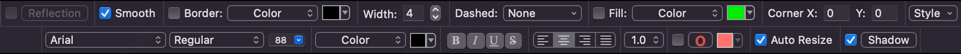 attributes panel